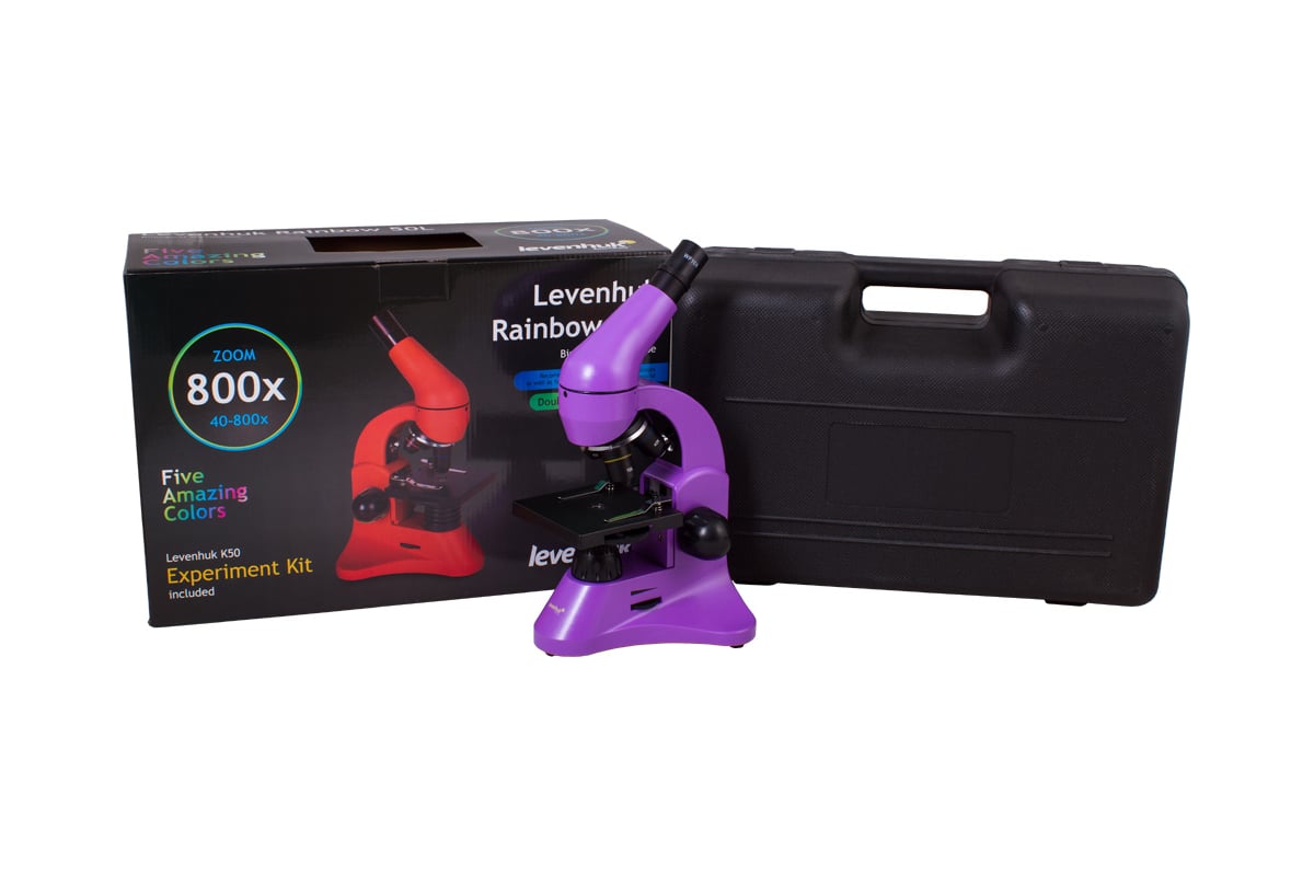 Микроскоп Levenhuk Rainbow 50L Amethyst\Аметист 69047