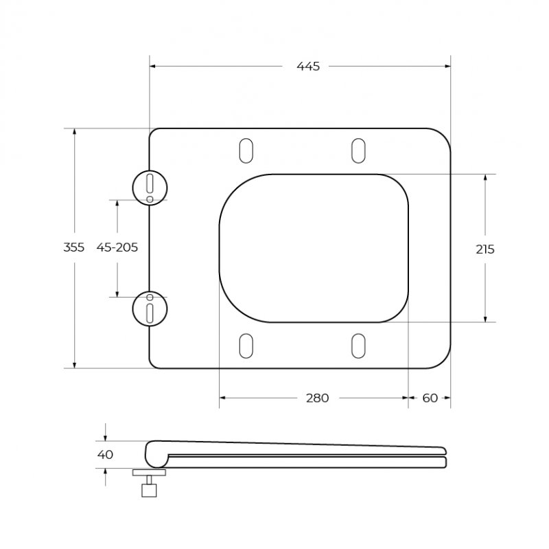 Подвесной унитаз Belbagno Luce BB076CH-TOR/SC безободковый, смыв Tornado, белый