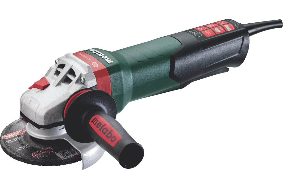 Угловая шлифмашина Metabo WEPBA 17-125 Quick 600548000