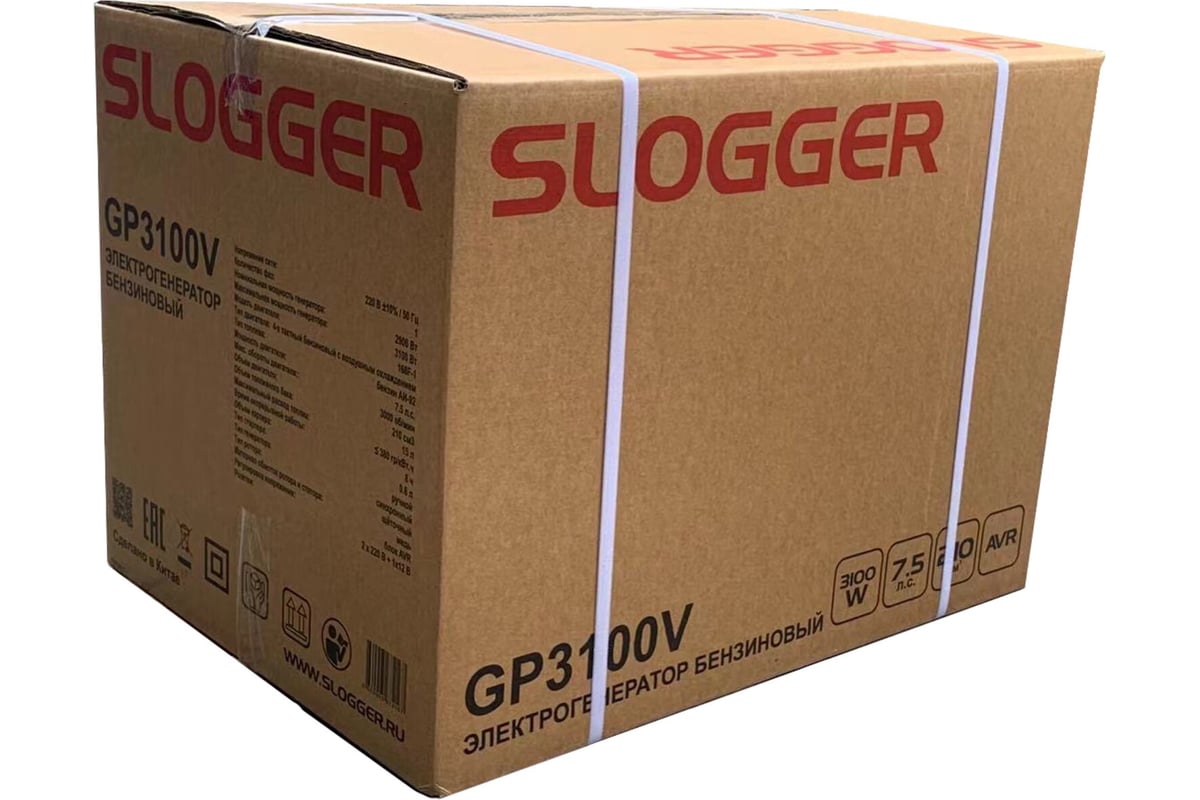 Бензиновый генератор Slogger GP3100V