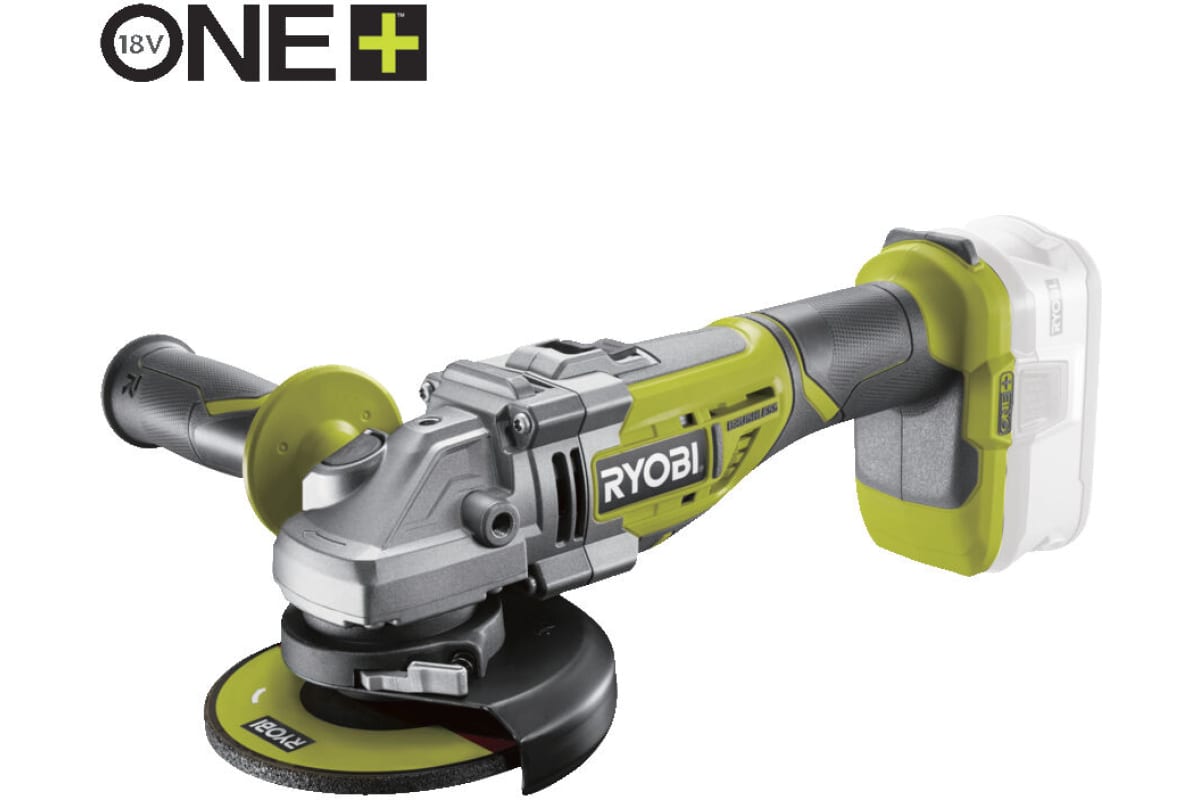 Бесщеточная углошлифмашина Ryobi ONE+ R18AG7-0 5133002852