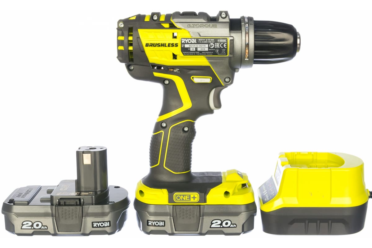 Бесщеточная дрель-шуруповерт Ryobi ONE+ R18DDBL-220S 5133003435