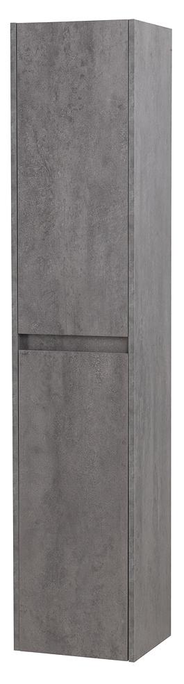 Шкаф пенал BelBagno Kraft 33 см L Cemento Grigio, KRAFT-1600-2A-SC-CG-L