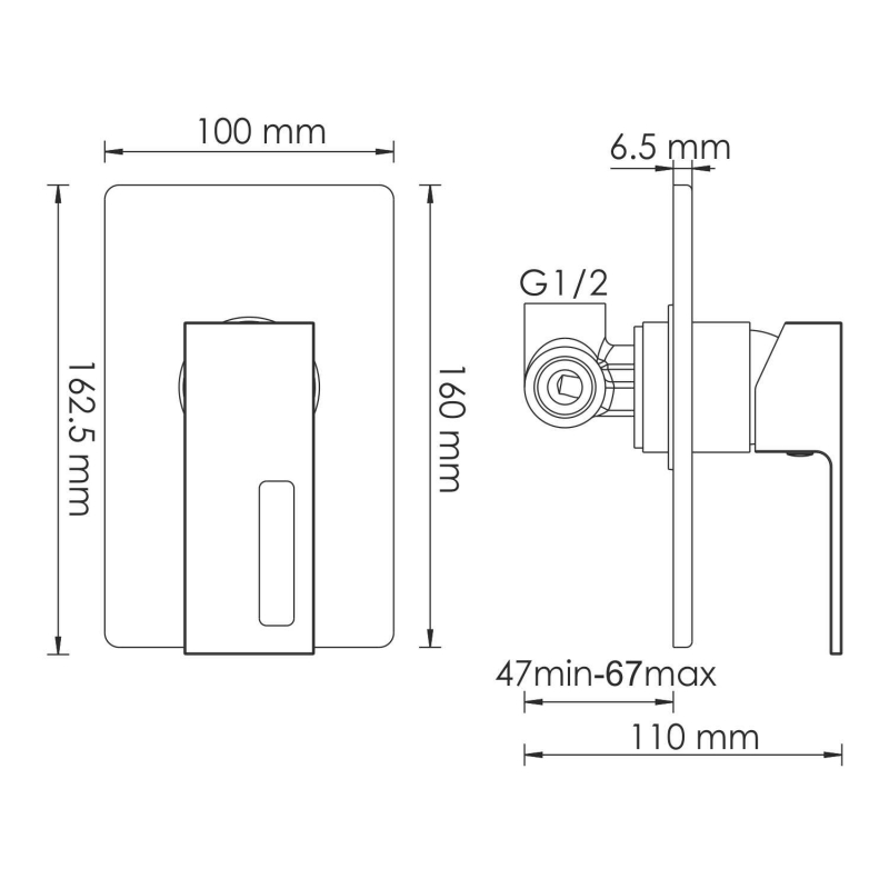 Смеситель для раковины WasserKRAFT Alme A15513 хром