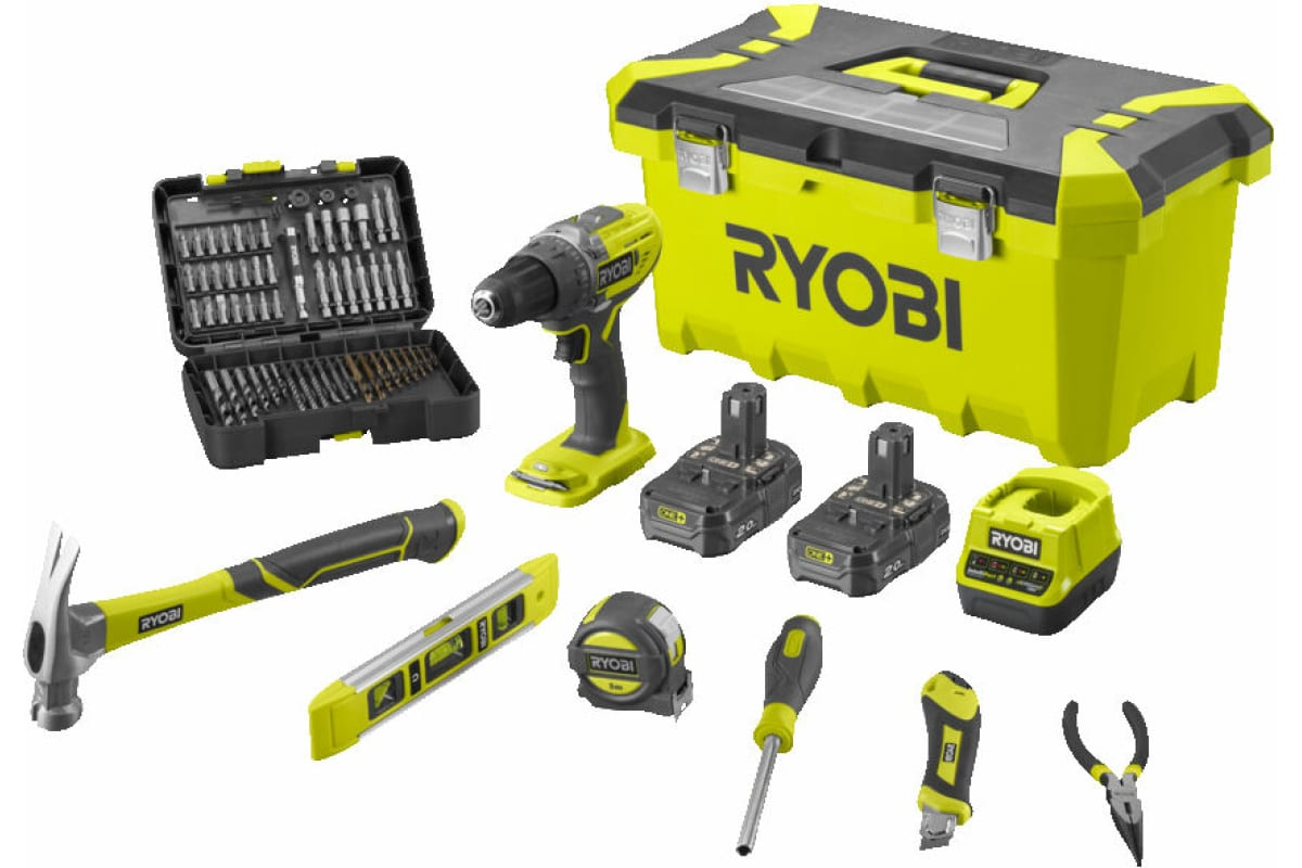 Дрель-шуруповерт Ryobi 18В R18DD3-220TAH 5133005508