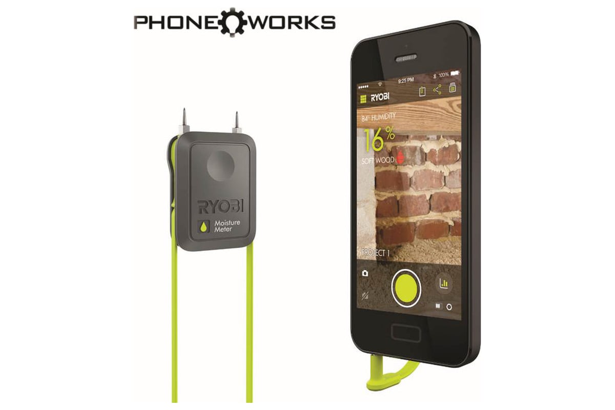 Измеритель влажности Ryobi PHONEWORKS RPW-3000 5133002378