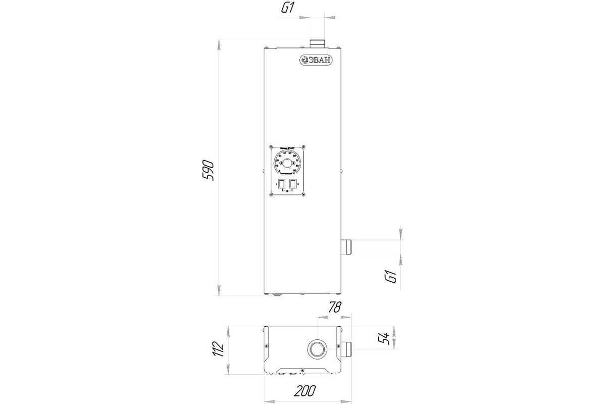 Электрический котел Эван Warmos Start - 14 12954 12974