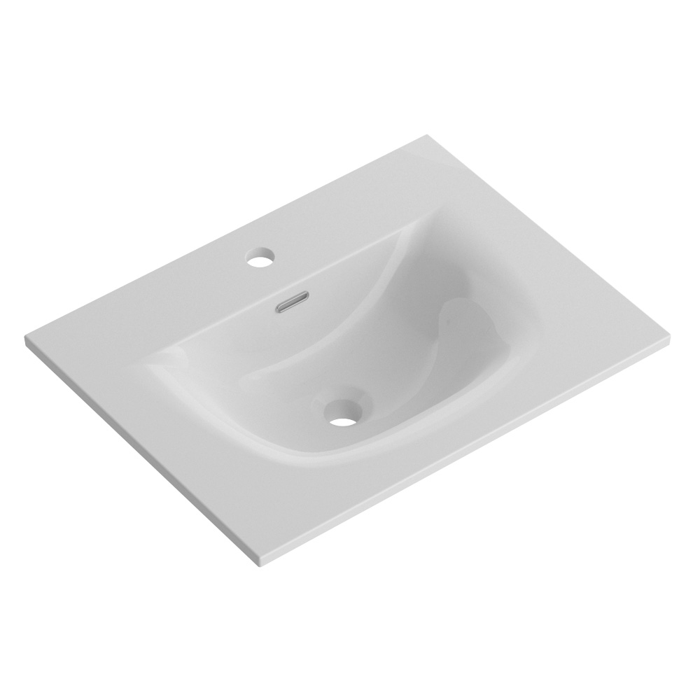 Тумба с раковиной BelBagno Marino-Cer-N 60 см Bianco Opaco