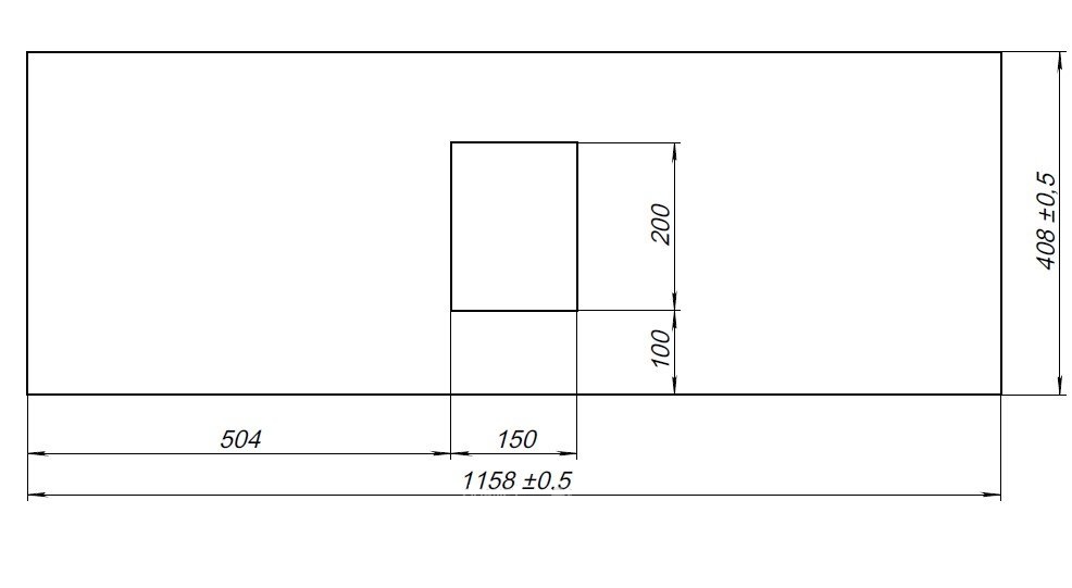 Столешница Allen Brau Priority 120 см graphite structure, 1.31012.GR-S