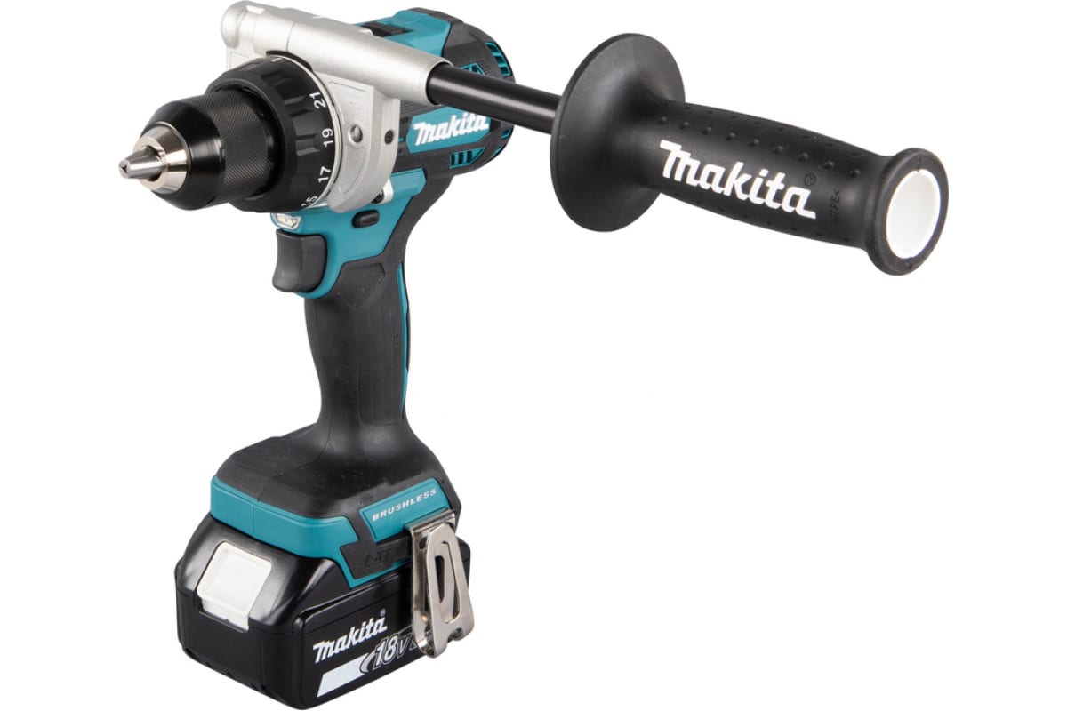 Аккумуляторная дрель-шуруповерт Makita LXT BL DDF486RT