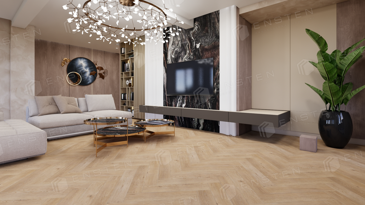 SPC ламинат Ensten Valland Parquet 600x125x4 мм, ECO 103-4A Олива