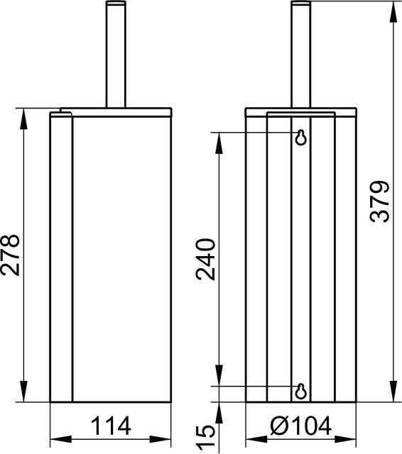 Ерш подвесной Keuco Plan 14964010100