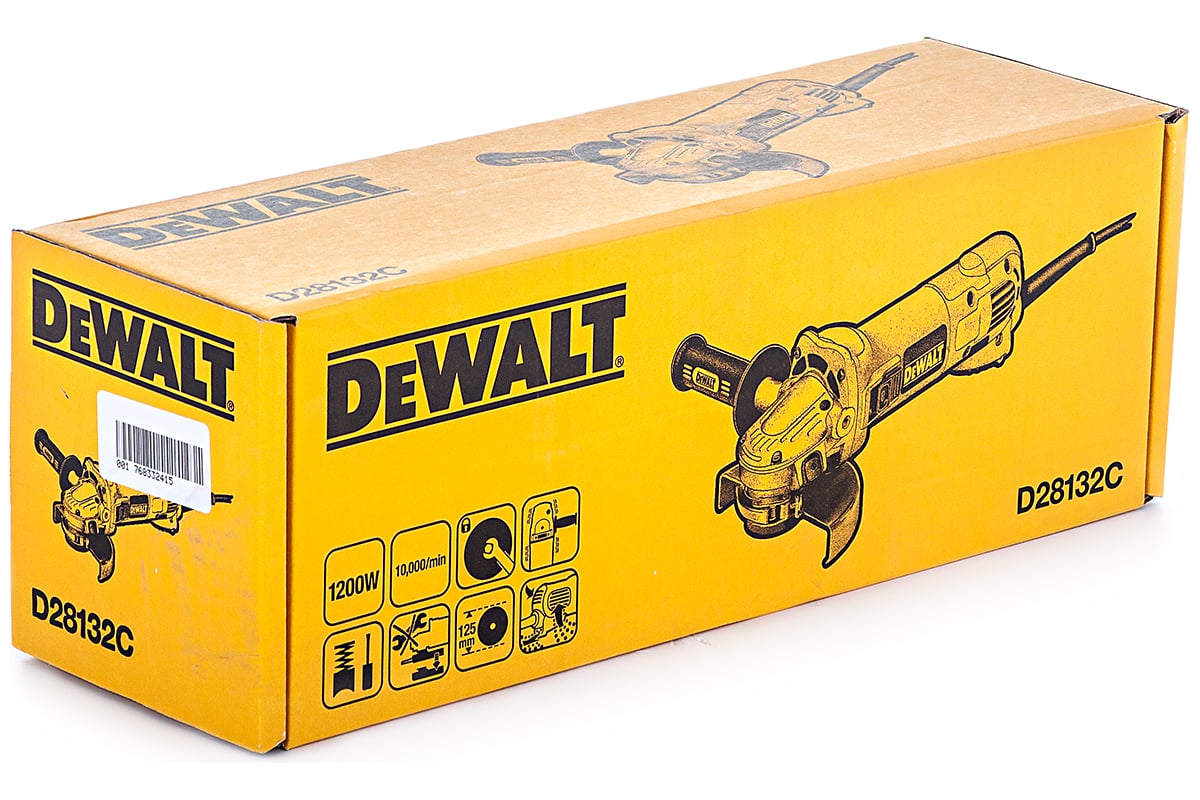 Угловая шлифмашина DeWalt D 28132C