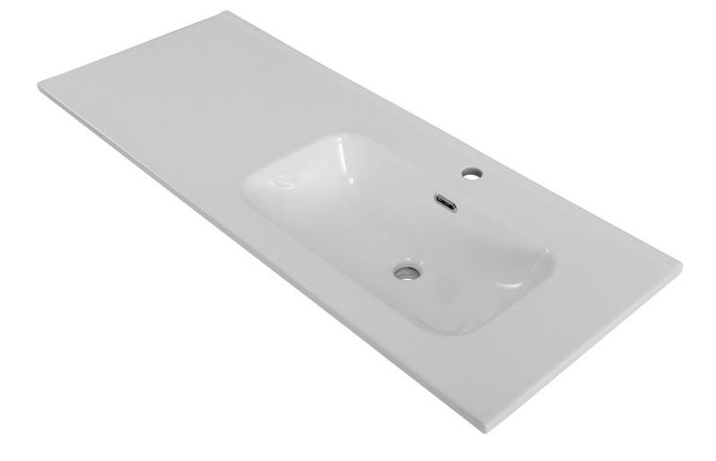 Тумба с раковиной BelBagno Kraft 120 см, 2 ящика, 1 дверца, правая Cemento Grigio