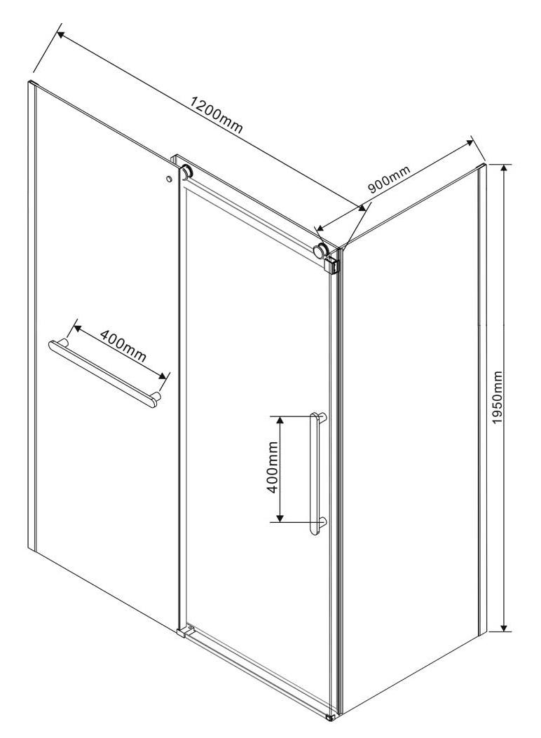 Душевой уголок Vincea Como Soft VSR-1CS9012CL 120x90 хром, прозрачный