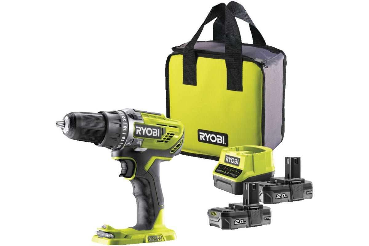 Дрель-шуруповерт Ryobi ONE+ R18DD3-220S 5133003348