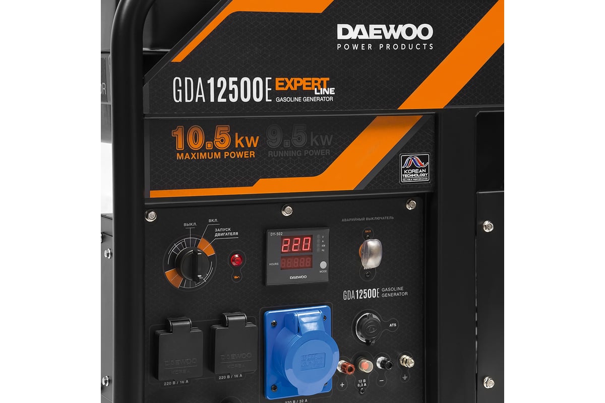 Бензиновый генератор Daewoo GDA 12500E