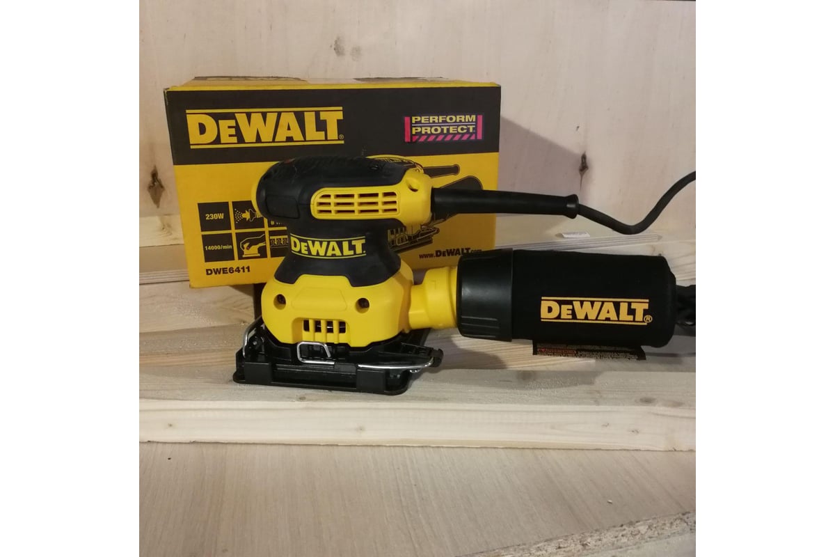 Вибрационная шлифмашина DeWalt DWE6411