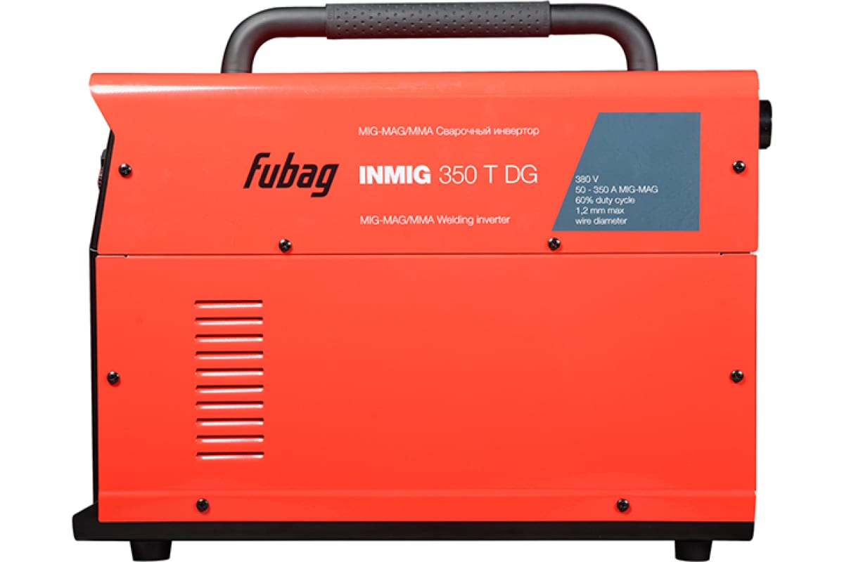 Сварочный полуавтомат инвертор Fubag INMIG 350T DG (31438), Подающий механизм DRIVE INMIG DG (41125), Шланг-пакет 5 метров 35 мм.кв 31438.4