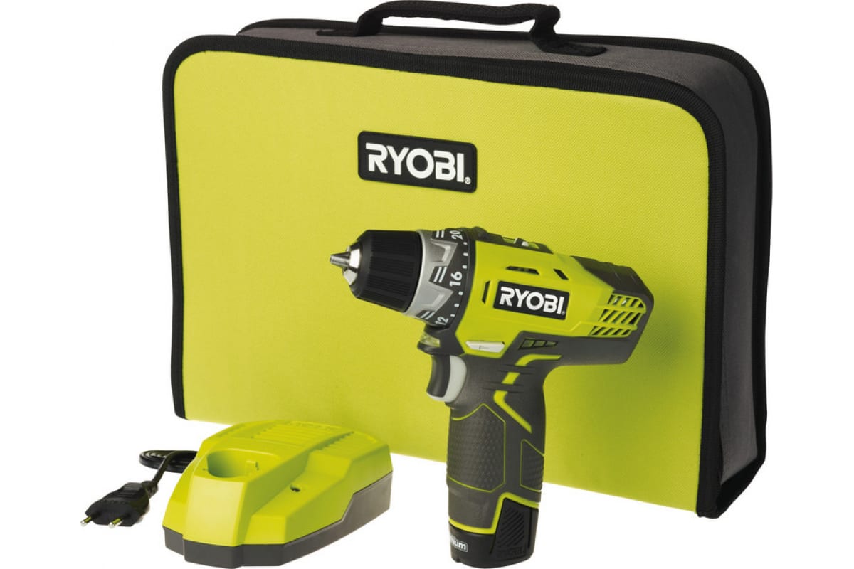 Дрель-шуруповерт Ryobi R12DDL13S 5133001800