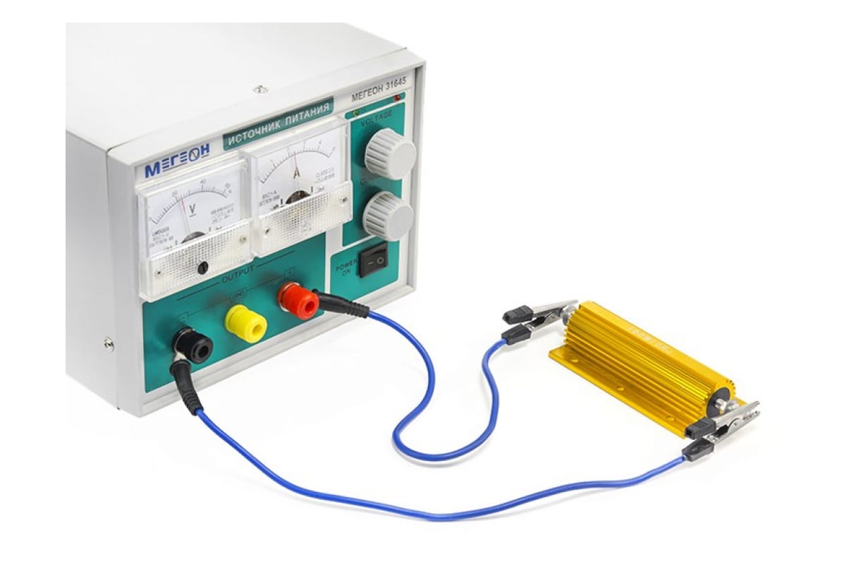 Одноканальный линейный источник питания с аналоговой индикацией Мегеон 31645 к0000016502