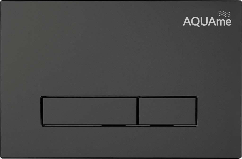 Кнопка смыва AQUAme AQM4103B черный