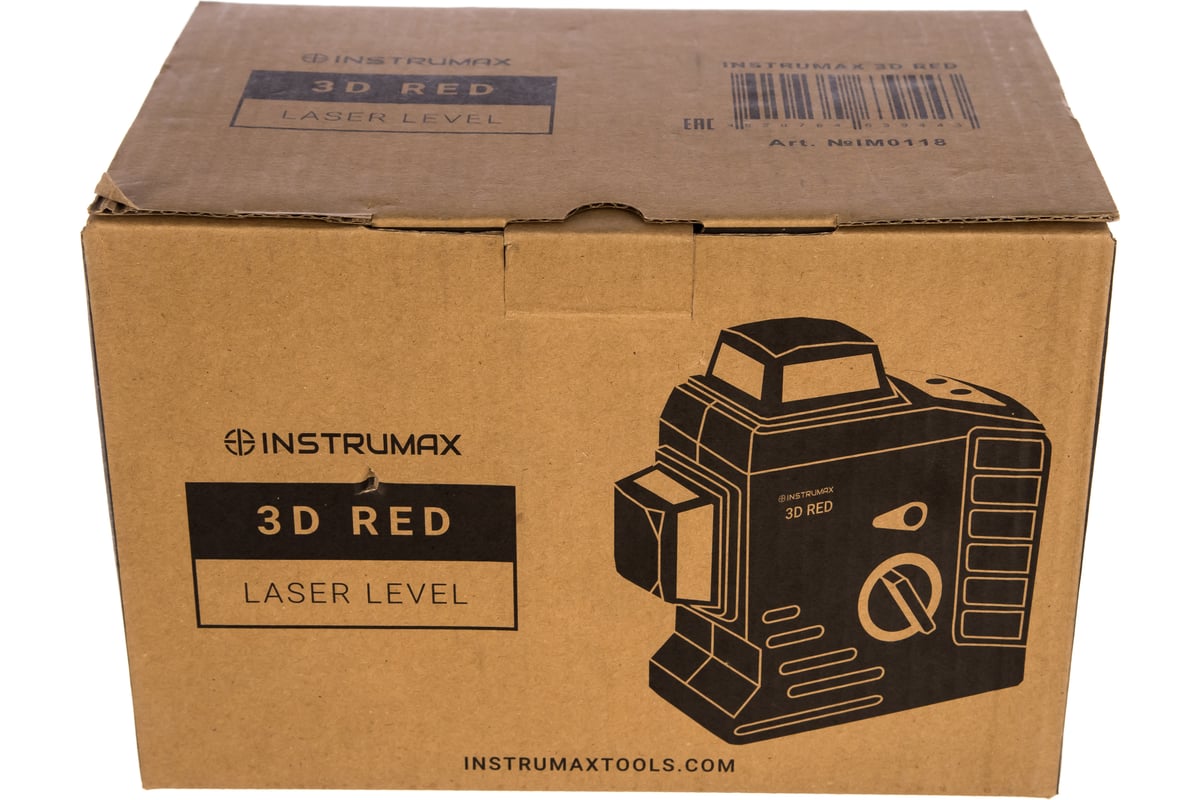 Построитель лазерных плоскостей Instrumax 3D RED IM0118