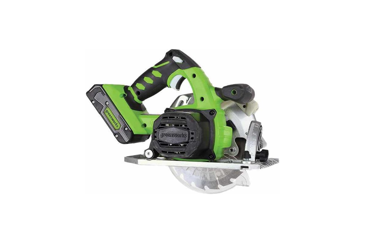 Аккумуляторная циркулярная пила GreenWorks G24CS 1500507