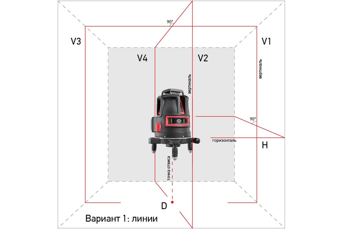 Лазерный уровень ADA Combine А00480