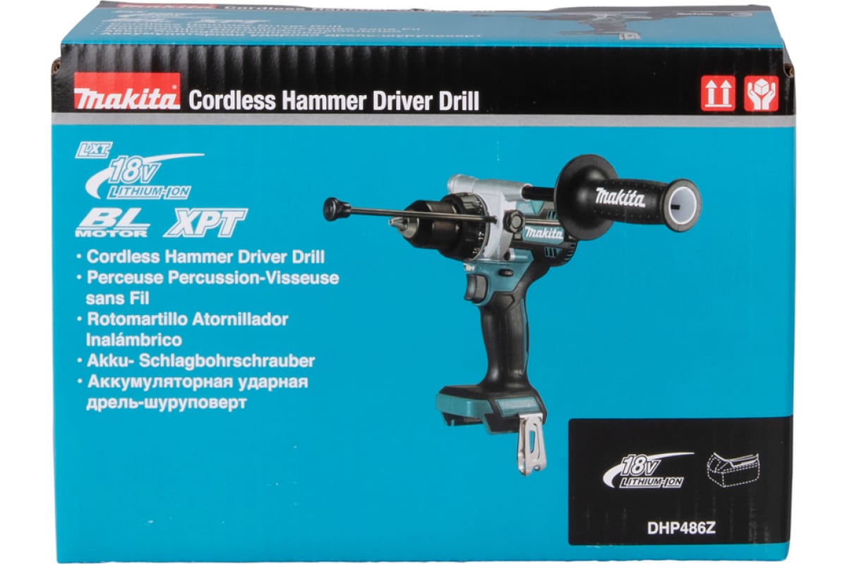 Аккумуляторная ударная дрель-шуруповерт Makita DHP486Z