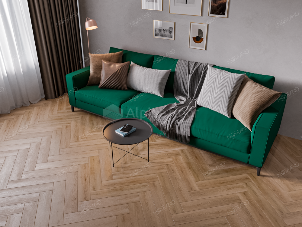 Виниловый ламинат Norland Lagom Parquet LVT Sot 590x118x2 мм, 1034-6