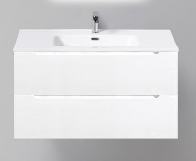 Тумба с раковиной BelBagno Etna 91x46x51 см Bianco Lucido