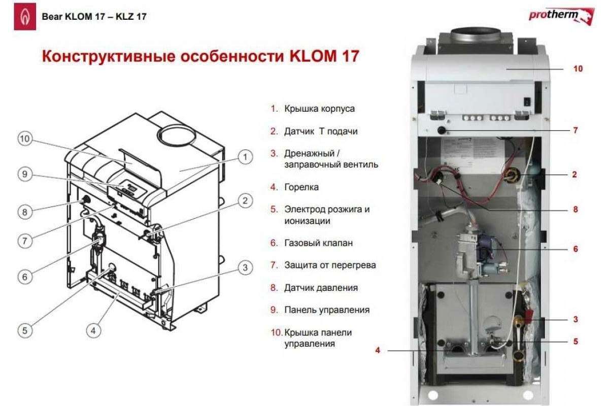 Напольный котёл Protherm Медведь 50KLOM 10005727