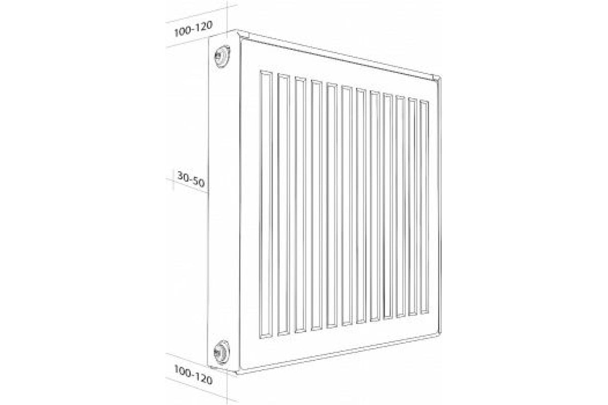 Панельный радиатор Royal Thermo COMPACT C21-500-400 RAL9016 НС-1189679