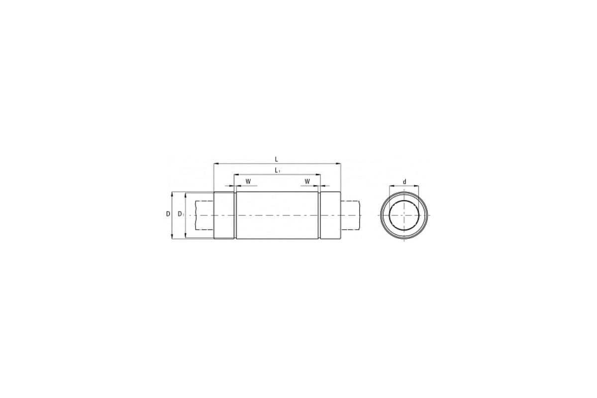 Линейный подшипник TECHNIX KB3068PP LME30UUTEСHNIX