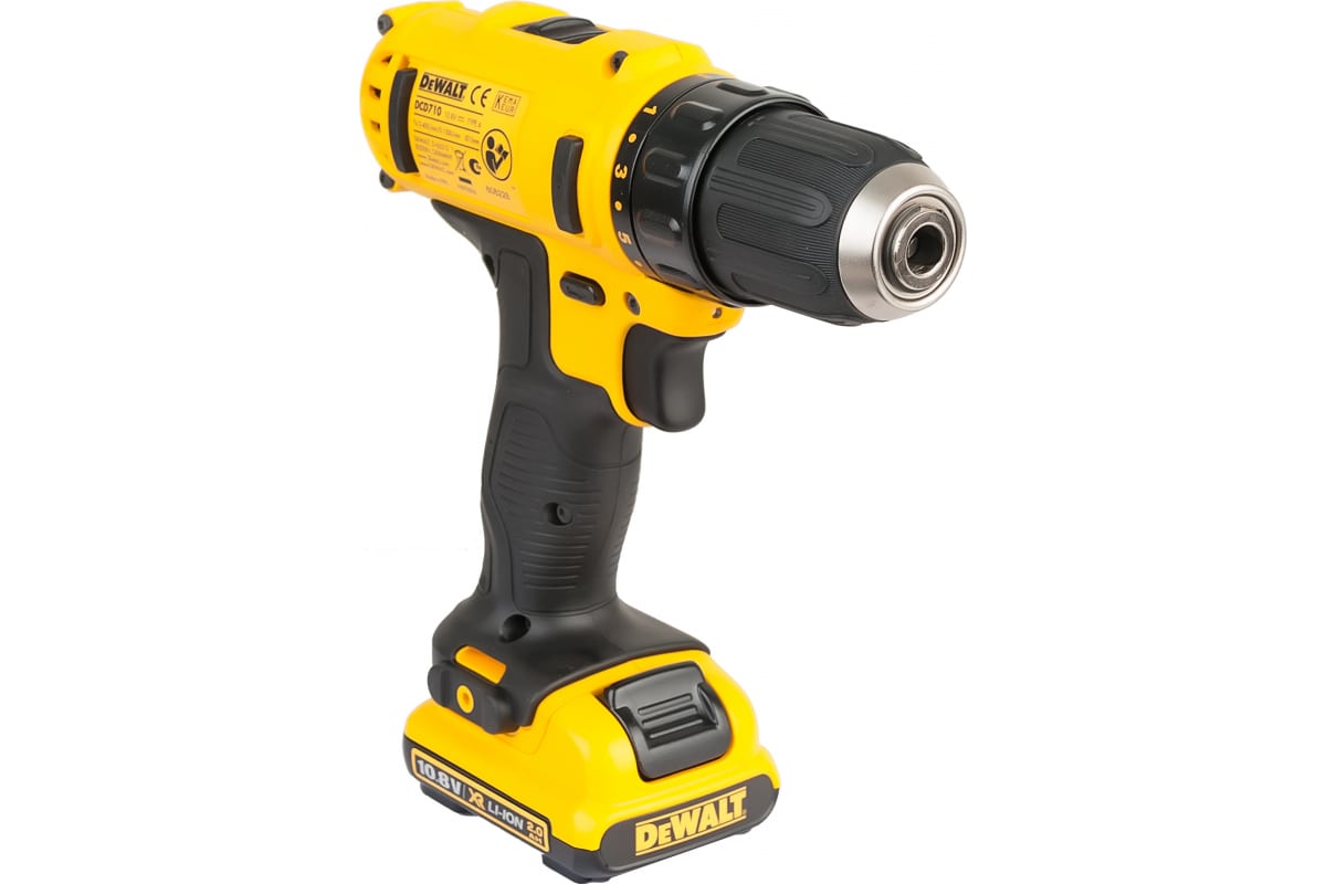 Аккумуляторная дрель-шуруповерт DeWalt DCD 710 D2