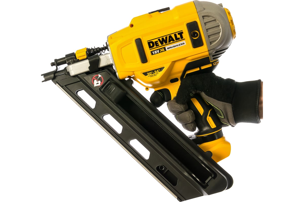 Бесщеточный гвоздезабиватель DeWalt 18.0 В XR DCN692N