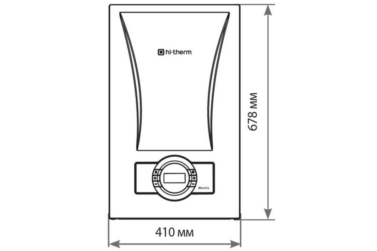 Газовый котел Hi-Therm конденсационный, двухконтурный MATRIX 24