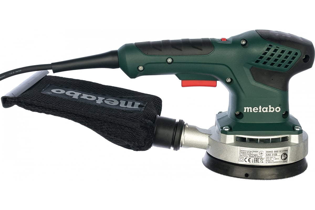 Эксцентриковая шлифмашина Metabo SXE 3125 600443000