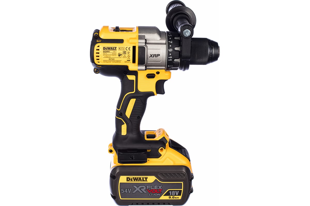 Бесщеточная дрель-шуруповерт DeWalt FLEXVOLT DCD991X1