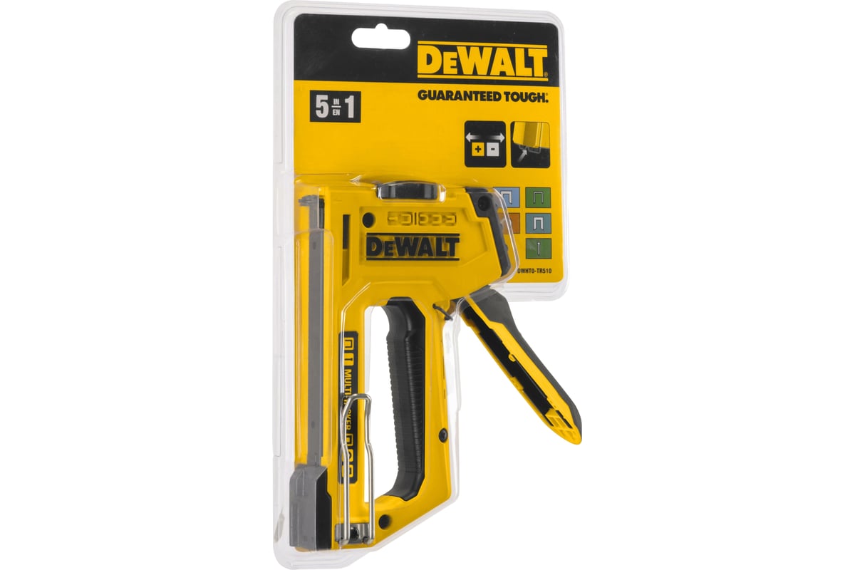 Степлер DeWalt 5 видов крепежа DWHT0-TR510