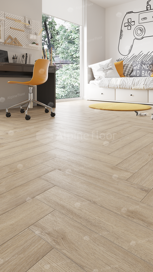 SPC ламинат Alpine Floor Parquet LVT Дуб Медия 590x118x2,5 мм, ECO 16-20