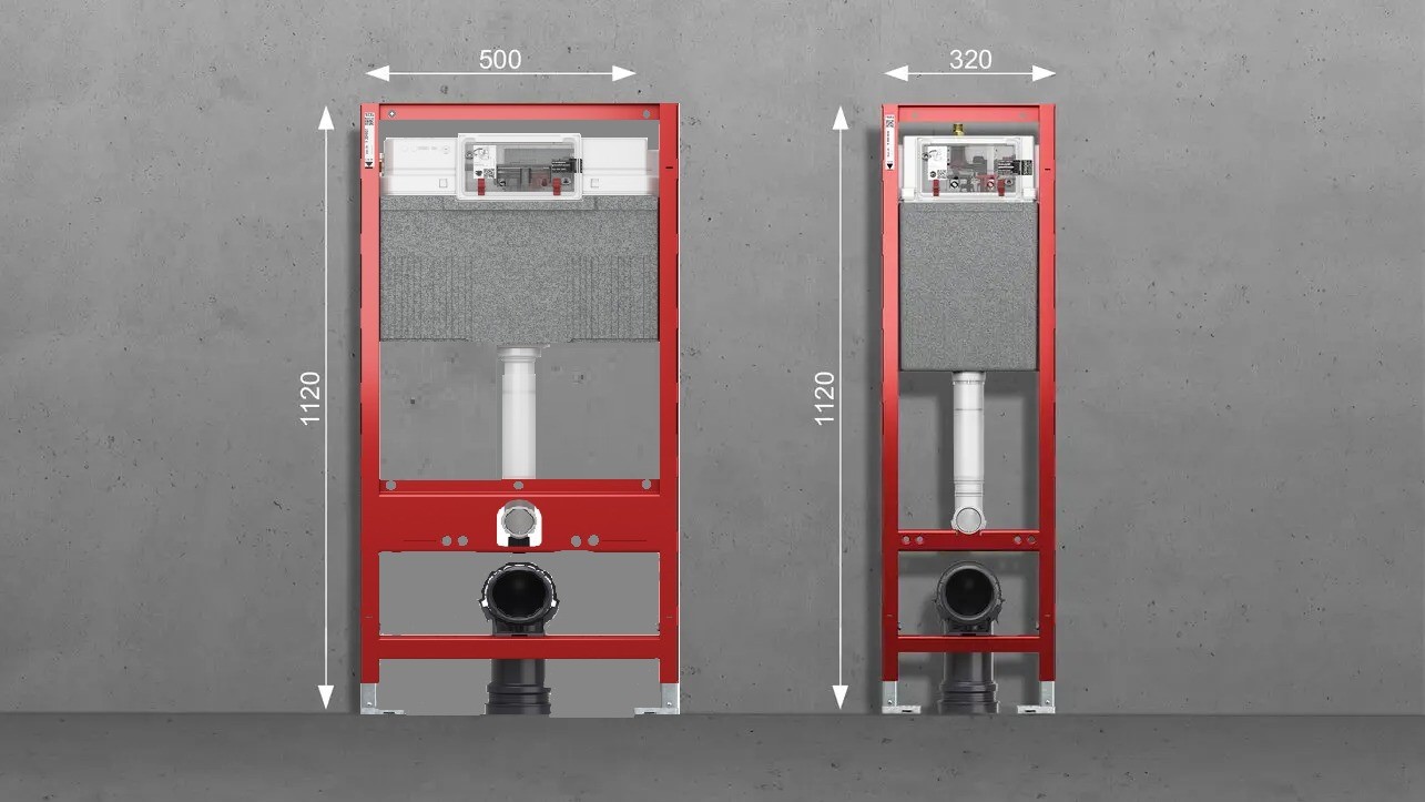 Инсталляция для унитаза TECEBase 9400440 ширина 320 мм, высота 1120 мм NEW