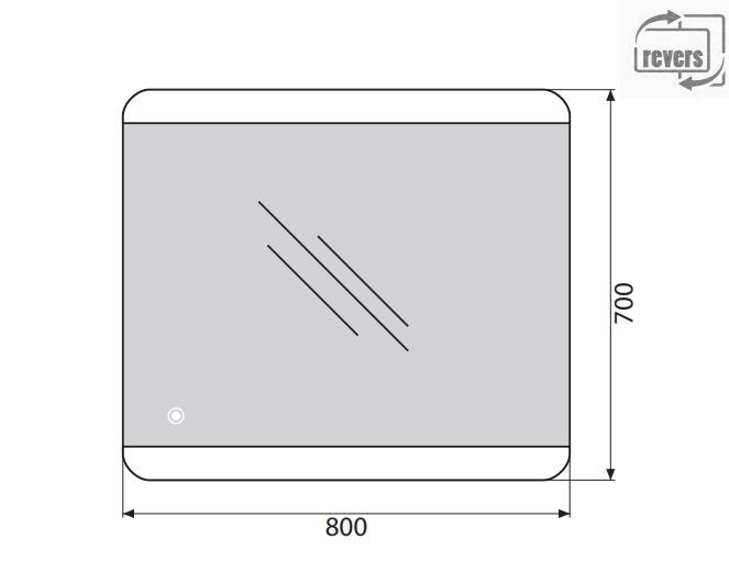 Мебель для ванной BelBagno Luce 80 см Stucco Cemento Leggero