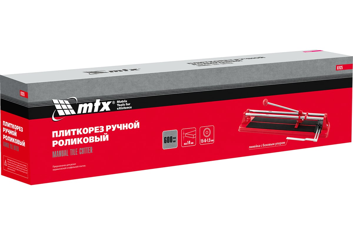 Плиткорез 600х14 мм MTX 87625