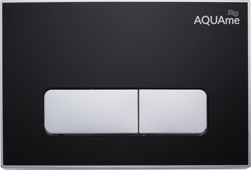 Кнопка смыва AQUAme AQM4104B черный