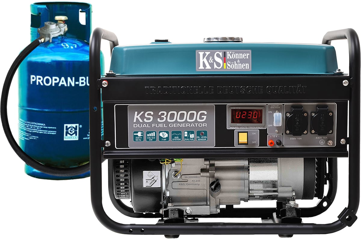 Газобензиновый генератор Konner&Sohnen KS 3000G