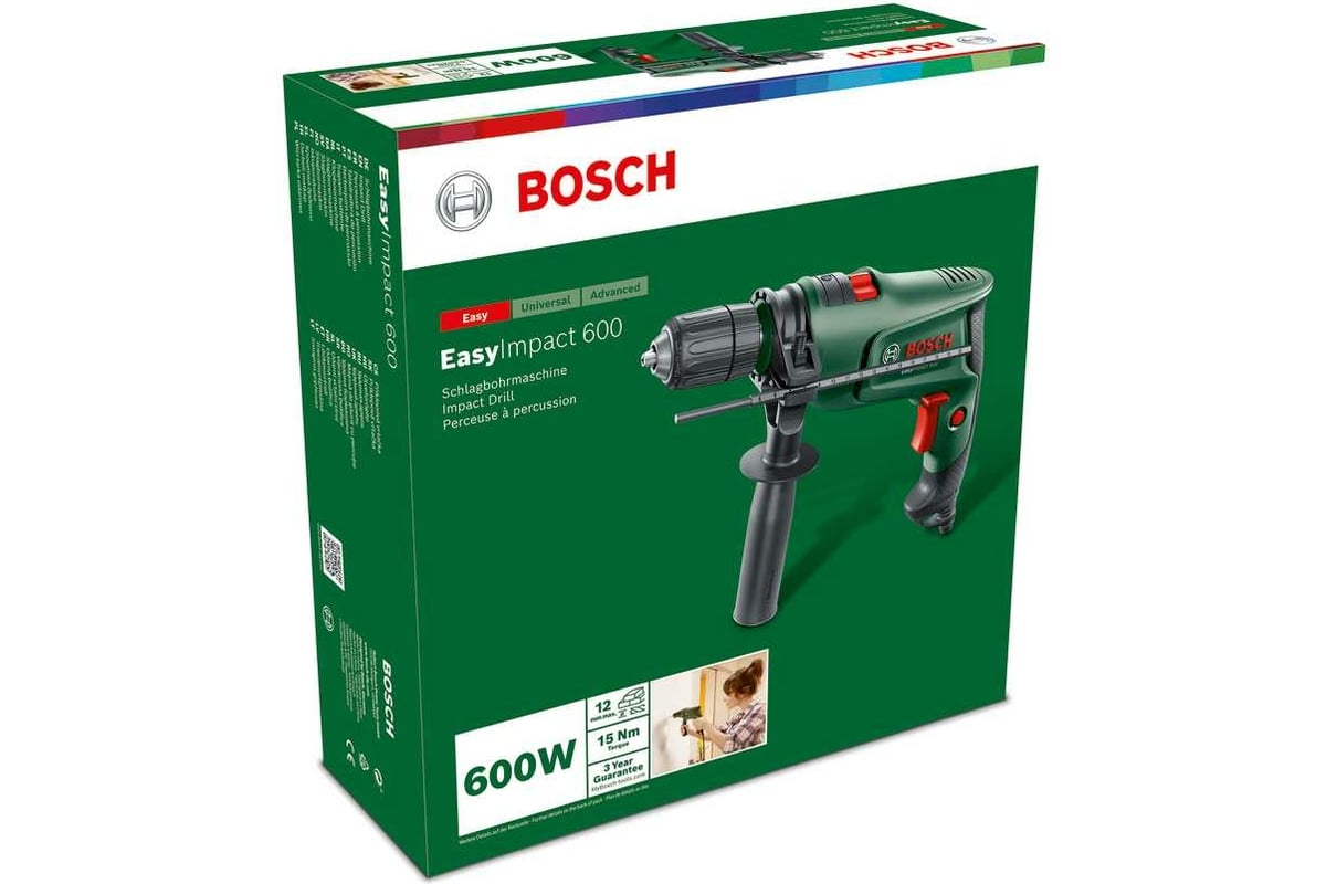 Ударная дрель Bosch EasyImpact 600 0603133021