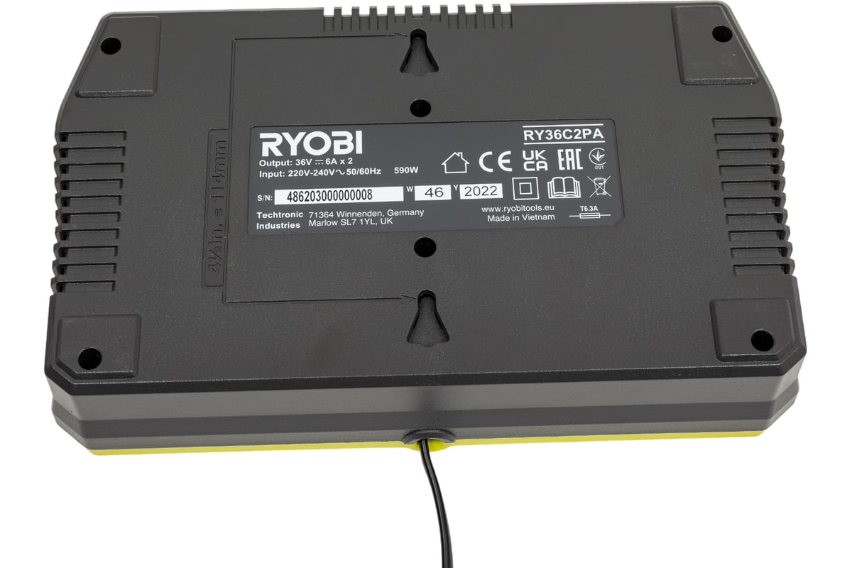 Зарядное устройство RY36C2PA 36В Ryobi 5133005741