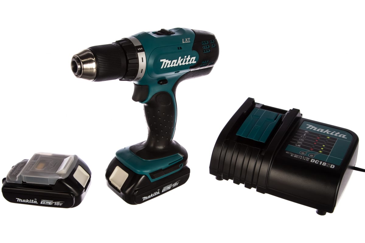 Аккумуляторная дрель-шуруповерт Makita LXT DDF453SYX4